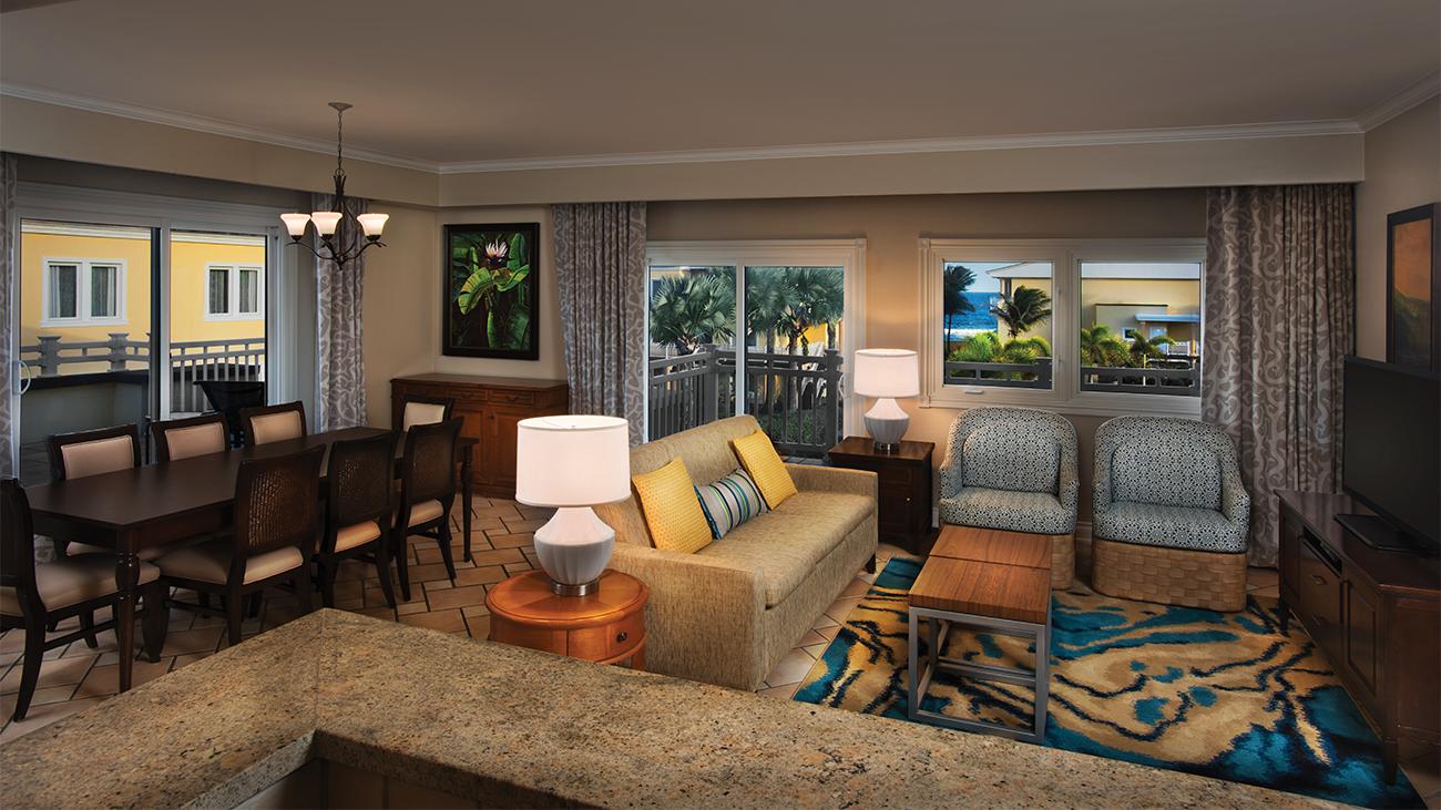 Living Room and Dining Room